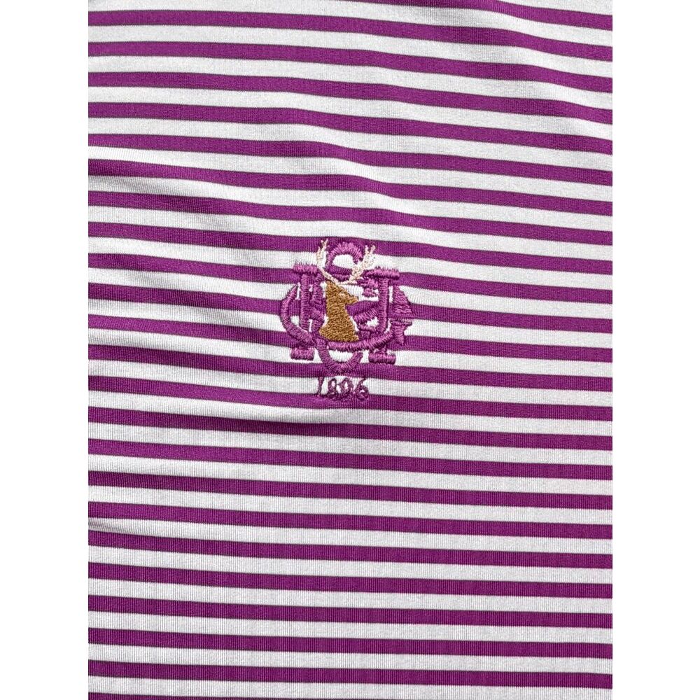 Peter Millar Summer Comfort Hartford Golf Club Polo Shirt Men’s Small Stripe